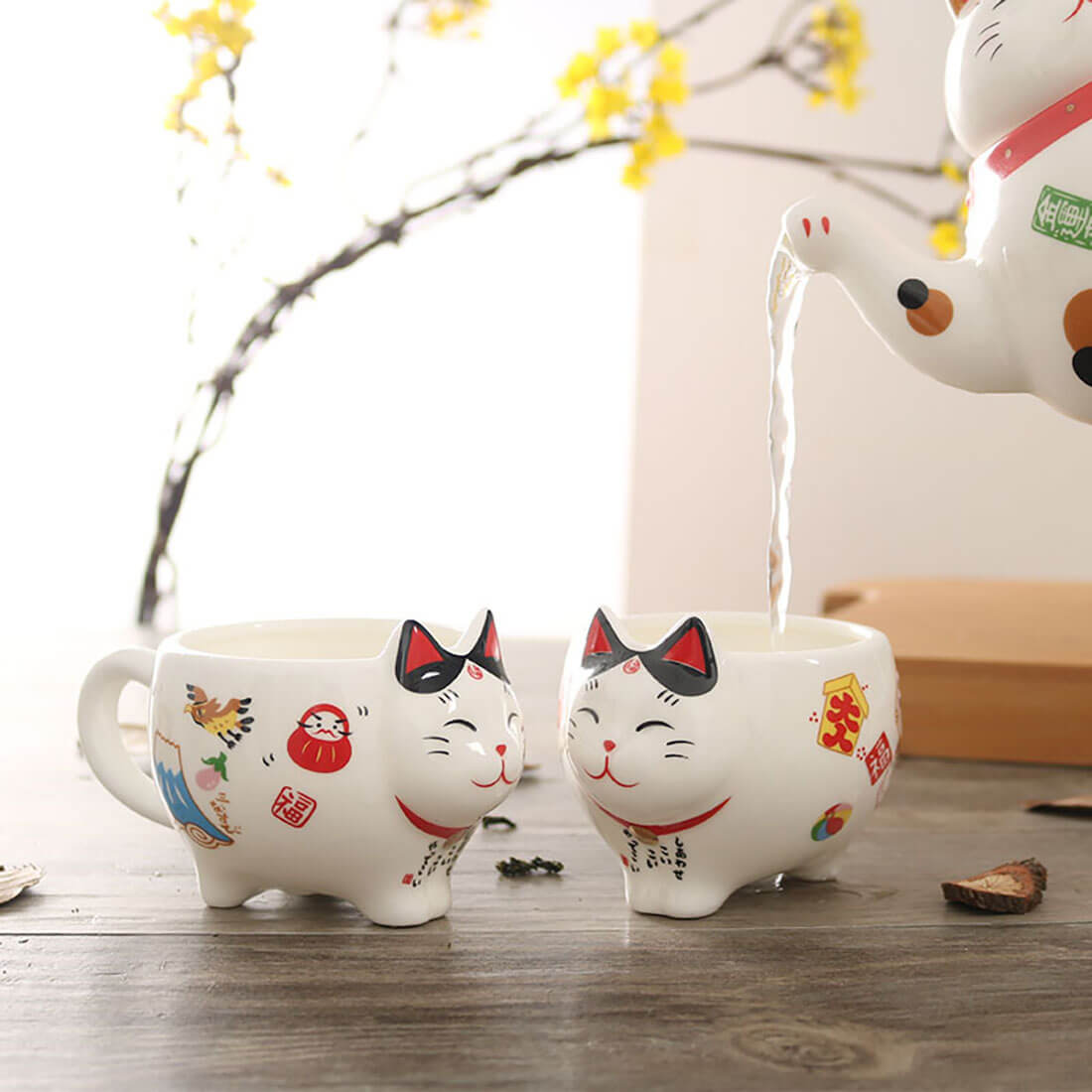 Lucky Cat Tea Set