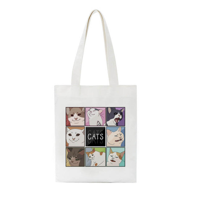 Cat Memes Tote Bag