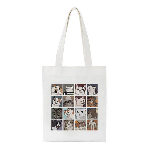 Cat Memes Tote Bag