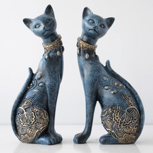 Aesthetic Cat Couple Figure