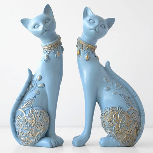 Load image into Gallery viewer, Aesthetic Cat Couple Figure
