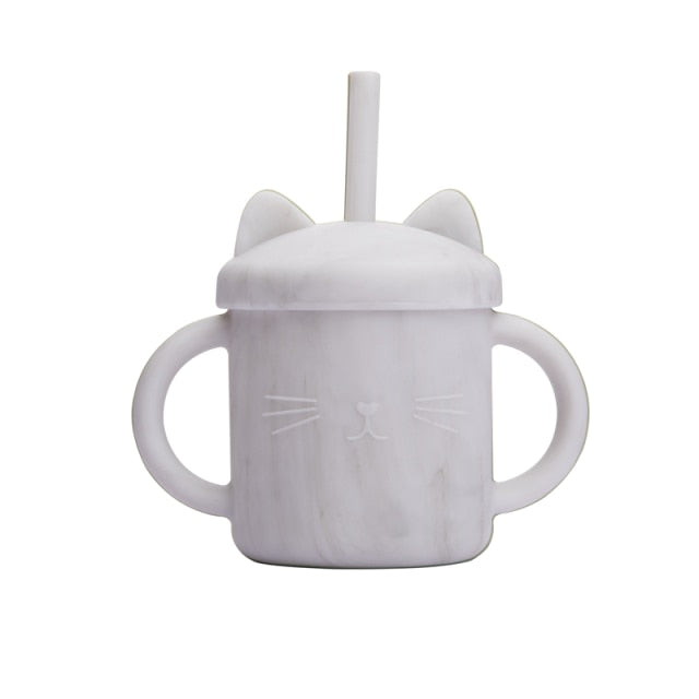 Kitty Sippy Silicon Cup