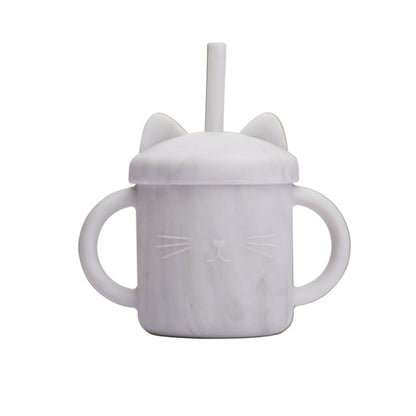 Kitty Sippy Silicon Cup