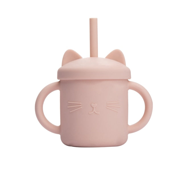 Kitty Sippy Silicon Cup