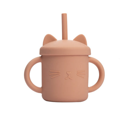 Kitty Sippy Silicon Cup