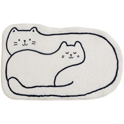 Peaceful Cat Rug