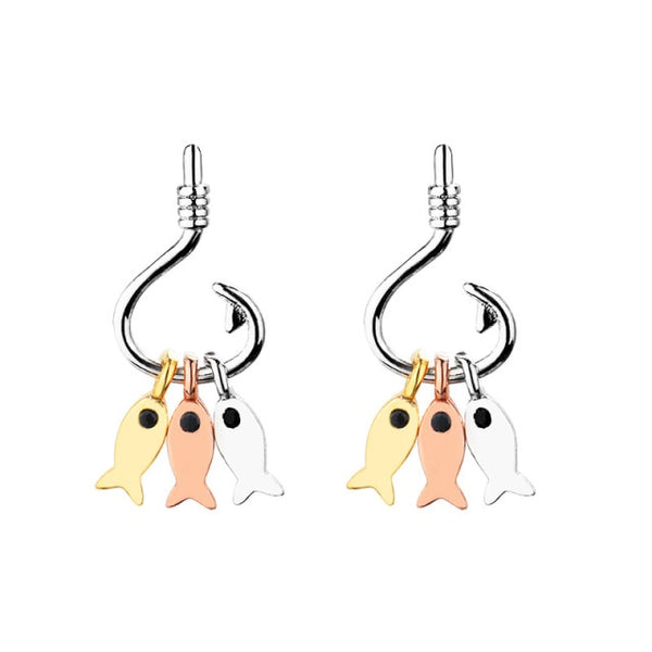 Load image into Gallery viewer, Tiny Fish Earrings
