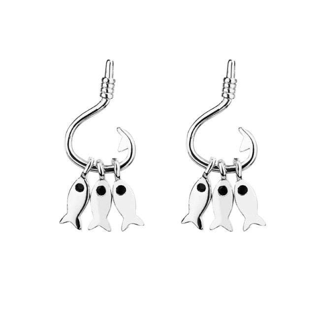 Tiny Fish Earrings