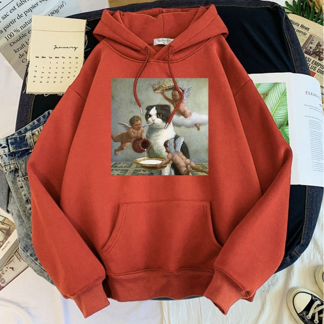 "God and Cat" Hoodie