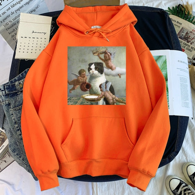 "God and Cat" Hoodie