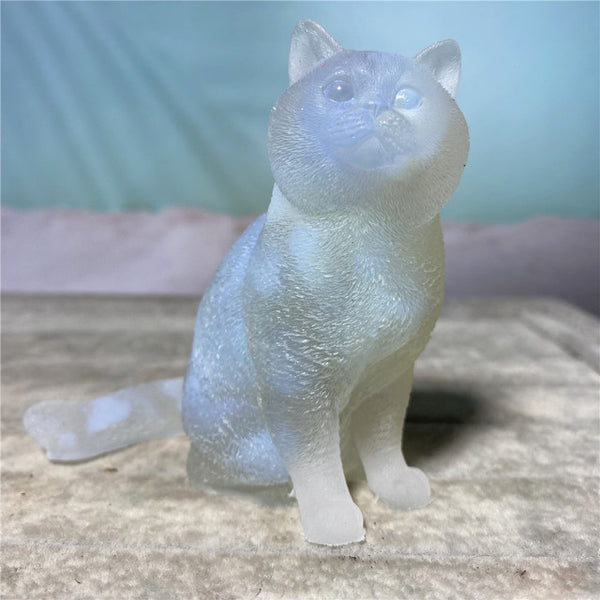 Load image into Gallery viewer, Quartz Crystal Cat
