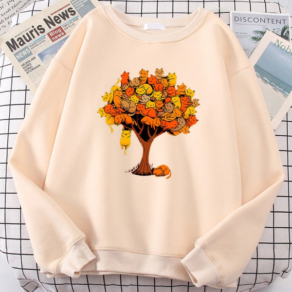 Load image into Gallery viewer, Real Cat Tree Sweatshirt
