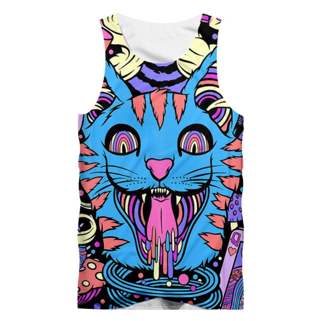 Crazy Cat Tank Top