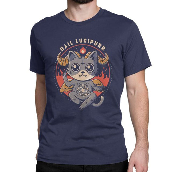 Load image into Gallery viewer, Hail Lucipurr T-Shirt
