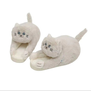 Cat Hugging Slippers