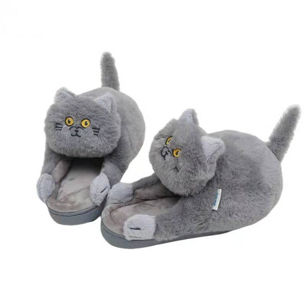 Load image into Gallery viewer, Cat Hugging Slippers
