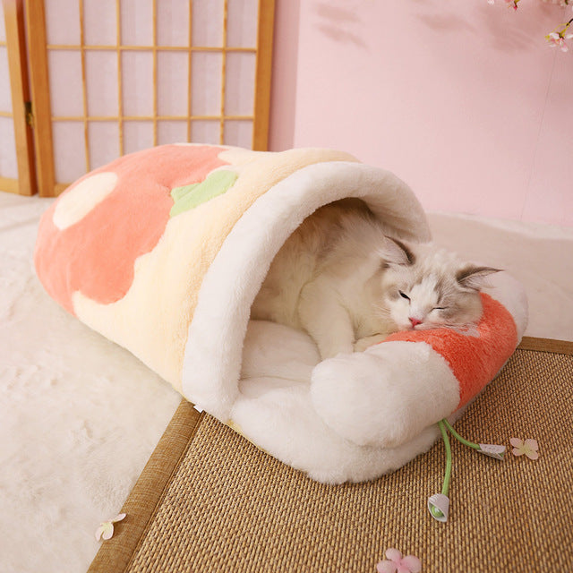 Japanese Flower Pet Bed