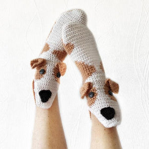 Dog Biting Socks