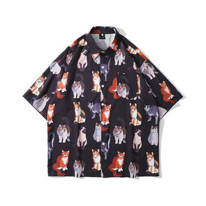 Idle Cat Hawaiian Shirt