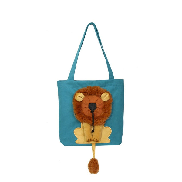 Load image into Gallery viewer, Lion Kitty Carrier Bag
