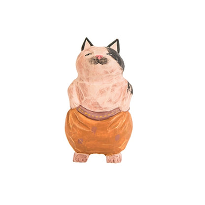 Festive Cat Wood Decor