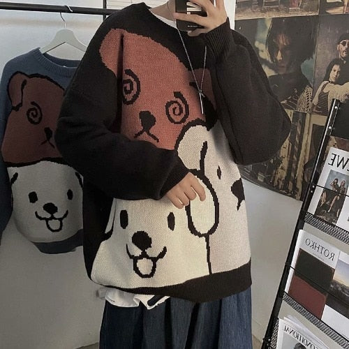 Cartoon Doggie Pullover