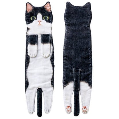 Decorative Hanging Cat Towel