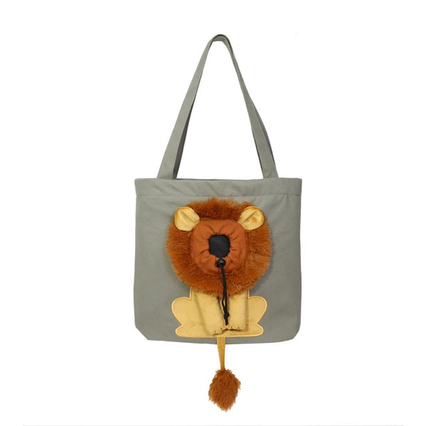 Load image into Gallery viewer, Lion Kitty Carrier Bag
