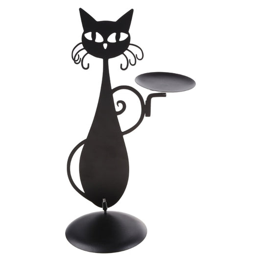 Black Cat Candle Holder