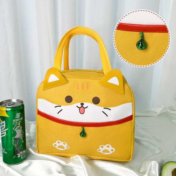 Load image into Gallery viewer, Adorable Cat Insulated Bag
