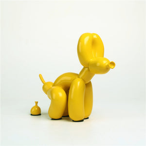 Naughty Balloon Dog Sculpture